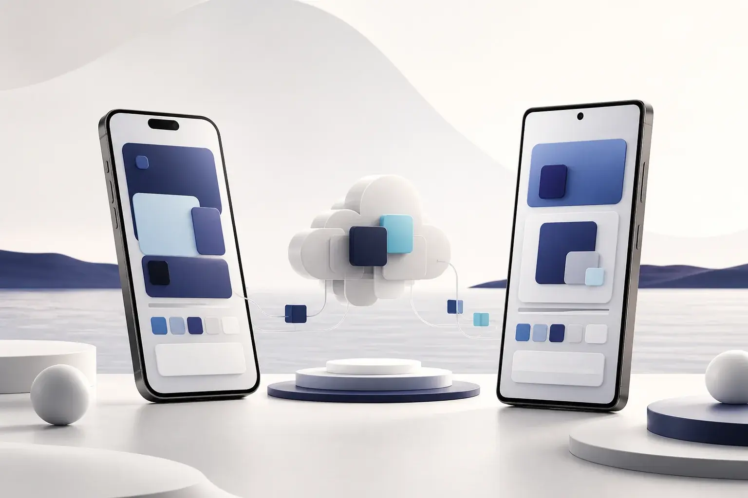 One mobile product designed for iOS and Android